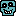 Blue Skull Smiley