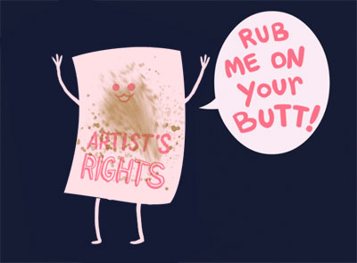 Rub my rights on your butt