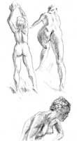 Sketches of Nudist Girls