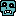 Blue Skull Smiley